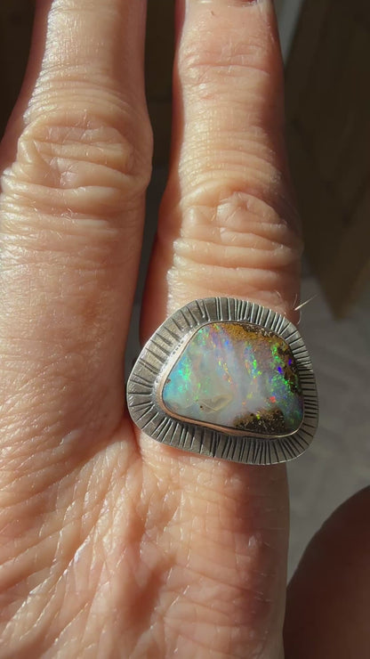 Boulder Ring US 6 3/4 UK N