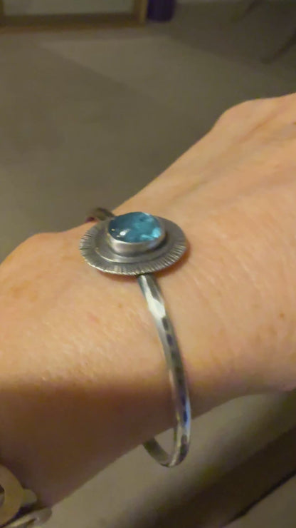 Blue Kyanite Bangle