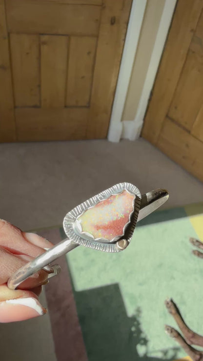 Open Opal Bangle Bracelet